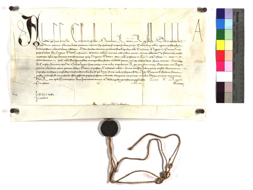 Abbildung Urkunde EAF UZ 61